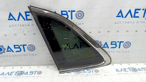 Window blind glass rear left Lincoln MKC 15 - scratches on chrome, scratch on glass