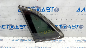 Window blind glass rear left Lincoln MKC 15 - scratches on chrome, scratch on glass