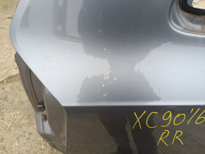 Quarter wing rear right Volvo XC90 16-22 on the body, gray, pokes