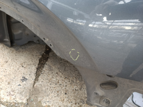 Quarter wing rear left Volvo XC90 16-22 on the body, gray, dents, bumps
