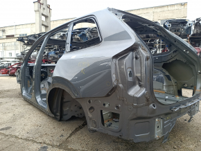 Quarter wing rear left Volvo XC90 16-22 on the body, gray, dents, bumps