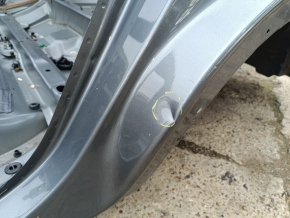 Quarter wing rear left Volvo XC90 16-22 on the body, gray, dents, bumps