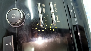 Radio tape recorder Nissan Rogue 14-16 S SV cracks in glass, scratches