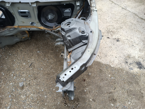 Front left quarter Volvo XC90 16-22 on the body, gray, dents