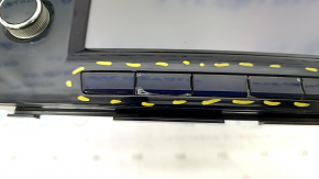 Monitor, display, navigation Nissan Murano z52 15 - cracks in buttons