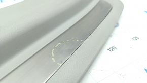 Door sill trim rear left Lexus RX350 RX450h 10-12 gray, with chrome trim, bumps on chrome
