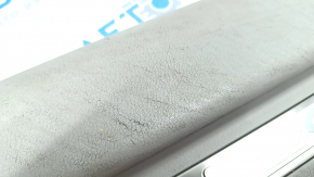 Front left threshold pad Lexus RX350 RX450h 10-12 gray, with chrome trim, bumps on chrome, worn
