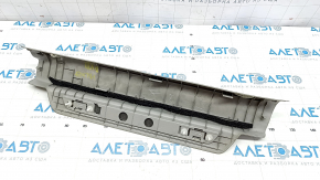 Front left threshold pad Lexus RX350 RX450h 10-12 gray, with chrome trim, bumps on chrome, worn
