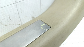 Door sill trim with illumination front left Lexus RX300 RX330 RX350 RX400h 04-08 beige, with chrome trim, bumps on chrome, worn