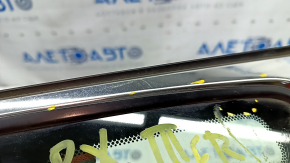Window blind glass front right Lexus RX350 RX450h 10-15 chrome scratches on chrome