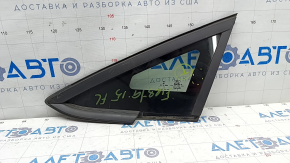 Window blind glass front left Ford Fiesta 11-19 matte scratches on glass