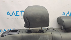 Rear row of seats 2nd row Lexus CT200h 11-17 leather black, dented headrests