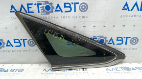 Window blind glass rear left Hyundai Sonata 15-17 petrol, scratches on chrome, scratches on glass