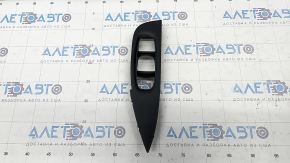 Front left window lift control trim Nissan Rogue 14-20 black, structure