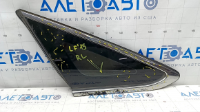 Window blind glass rear left Hyundai Sonata 15-17 petrol, scratches on chrome, scratches on glass