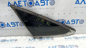 Window blind glass rear left Hyundai Sonata 15-17 petrol, scratches on chrome, scratches on glass