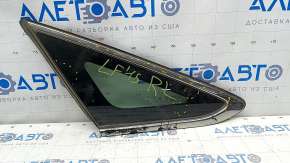 Window blind glass rear left Hyundai Sonata 15-17 petrol, scratches on chrome, scratches on glass