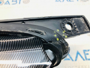 Headlight front left bare Chevrolet Volt 11-15 cracked fastener, missing body fragment