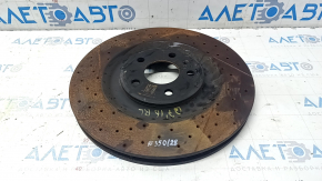 Rear left brake disc Audi Q7 16-350/28 mm, perforated