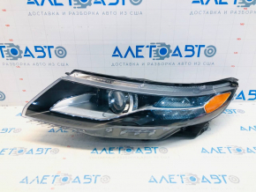 Headlight front left naked Chevrolet Volt 11-15 housing pressed, mount cracked