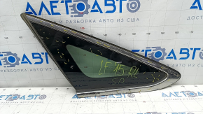 Window blind glass rear left Hyundai Sonata 15-17 petrol, scratches on chrome, scratches on glass