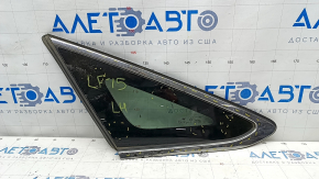 Window blind glass rear left Hyundai Sonata 15-17 petrol, scratches on chrome, scratches on glass