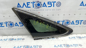 Window blind glass rear left Hyundai Sonata 15-17 petrol, scratches on chrome, scratches on glass