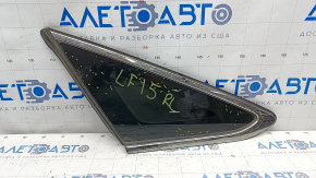Window blind glass rear left Hyundai Sonata 15-17 petrol, scratches on chrome, scratches on glass