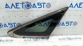 Window blind glass rear right Hyundai Sonata 15-17 petrol, scratches on chrome, scratches on glass