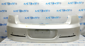 Rear bare bumper Chevrolet Volt 11-15 for parking sensors, white, no fragment, crack, worn, torn fastening