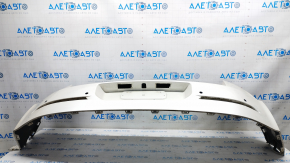 Rear bare bumper Chevrolet Volt 11-15 for parking sensors, white, no fragment, crack, worn, torn fastening