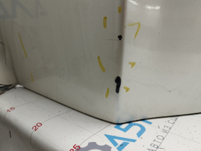 Rear bare bumper Chevrolet Volt 11-15 for parking sensors, white, no fragment, crack, worn, torn fastening