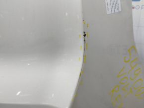 Rear bare bumper Chevrolet Volt 11-15 for parking sensors, white, no fragment, crack, worn, torn fastening