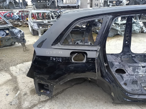 Quarter wing rear right Audi Q7 16- black, on the body