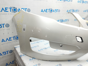 Front bare bumper Chevrolet Volt 11-15 for parking sensors, white, broken mount, worn