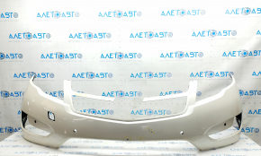 Front bare bumper Chevrolet Volt 11-15 for parking sensors, white, broken mount, worn