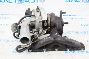 Turbine assembly with manifold and cooling pipes VW Beetle 12-13 2.0T 152k