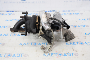 Turbine assembly with manifold and cooling pipes VW Beetle 12-13 2.0T 152k