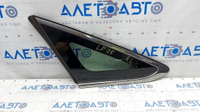 Window blind glass rear left Hyundai Sonata 15-17 petrol, scratches on chrome, scratches on glass