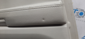 Door trim card rear left Ford Explorer 11-15 pre-rest gray, plastic turned white, leather swelled, bump