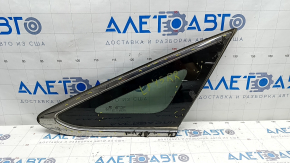 Window blind glass rear right Hyundai Sonata 15-17 petrol, scratches on chrome, scratches on glass