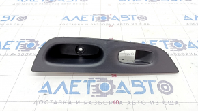 Rear right window lift control trim Nissan Rogue 14-20 black, texture, scratch
