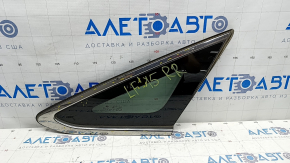 Window blind glass rear right Hyundai Sonata 15-17 petrol, scratches on chrome, scratches on glass