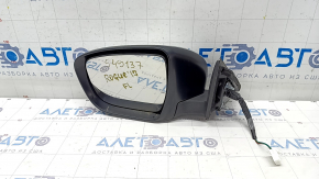 Side mirror left Nissan Rogue 14-20 3 pins, silver, pokes