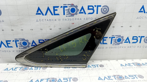 Window blind glass rear right Hyundai Sonata 15-17 petrol, scratches on chrome, scratches on glass