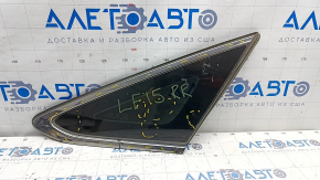 Window blind glass rear right Hyundai Sonata 15-17 petrol, scratches on chrome, scratches on glass
