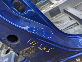 Body pillar central right Honda Insight 19-22 blue on body dents