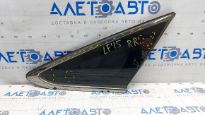 Window blind glass rear right Hyundai Sonata 15-17 petrol, scratches on chrome, scratches on glass