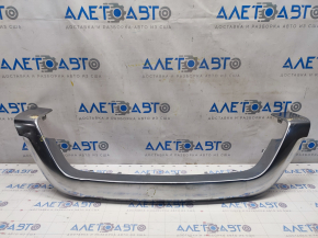 Front bumper trim center Dodge Journey 14-20 chrome Crossroad, dents, scratches, crack, sand