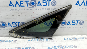 Window blind glass rear right Hyundai Sonata 15-17 petrol, scratches on chrome, scratches on glass